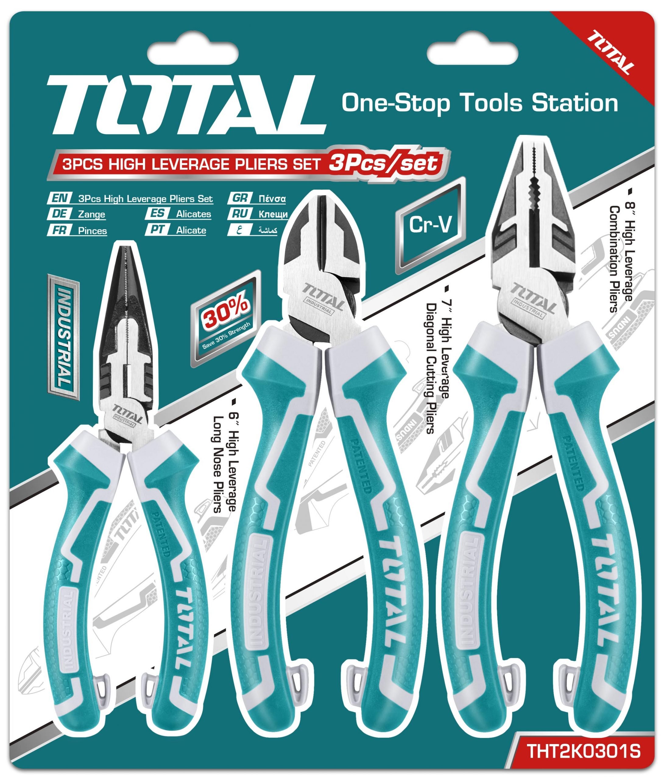 HIGH LEVERAGE PLIERS3PCS/SET THT2K0301S