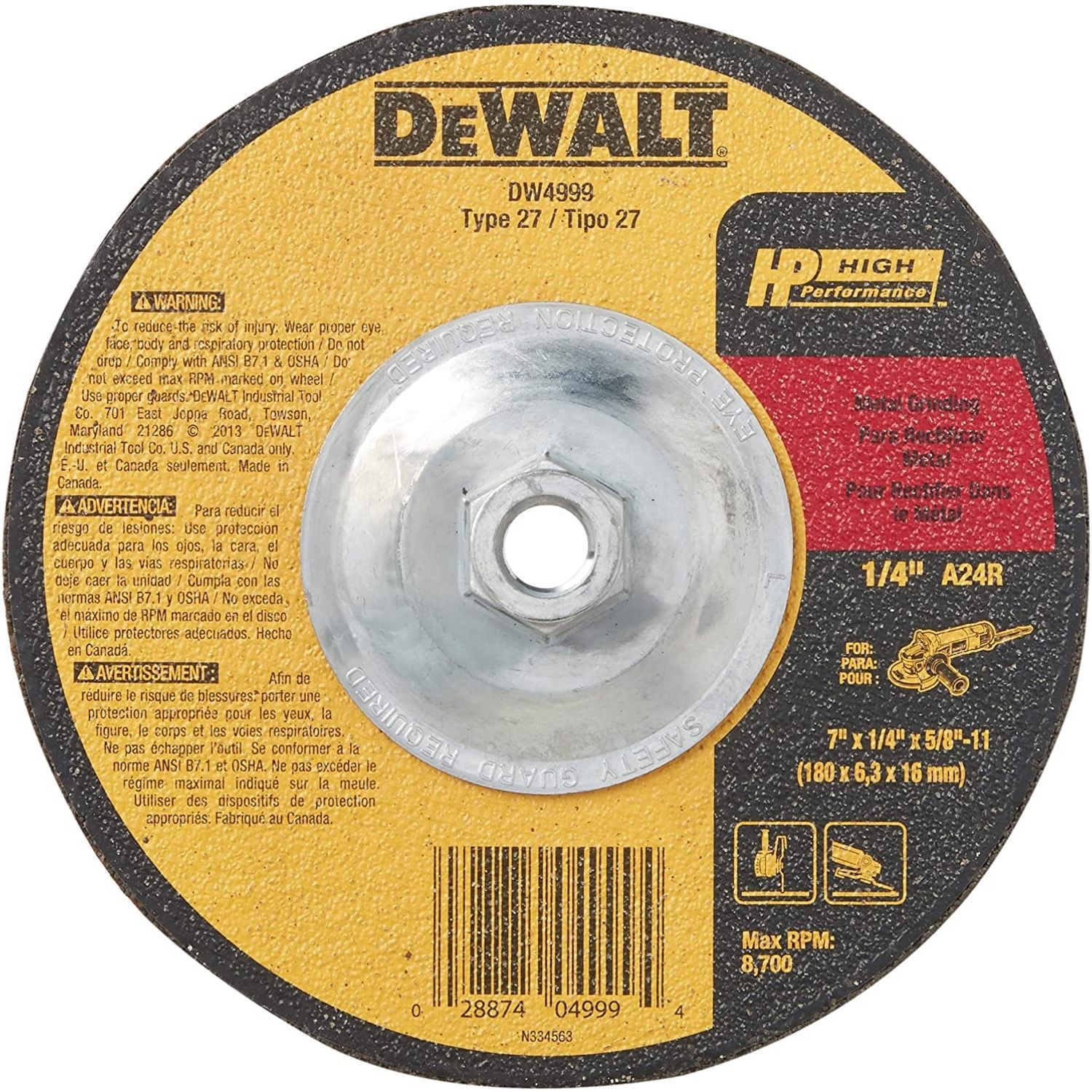 7" Grinding Disc SS