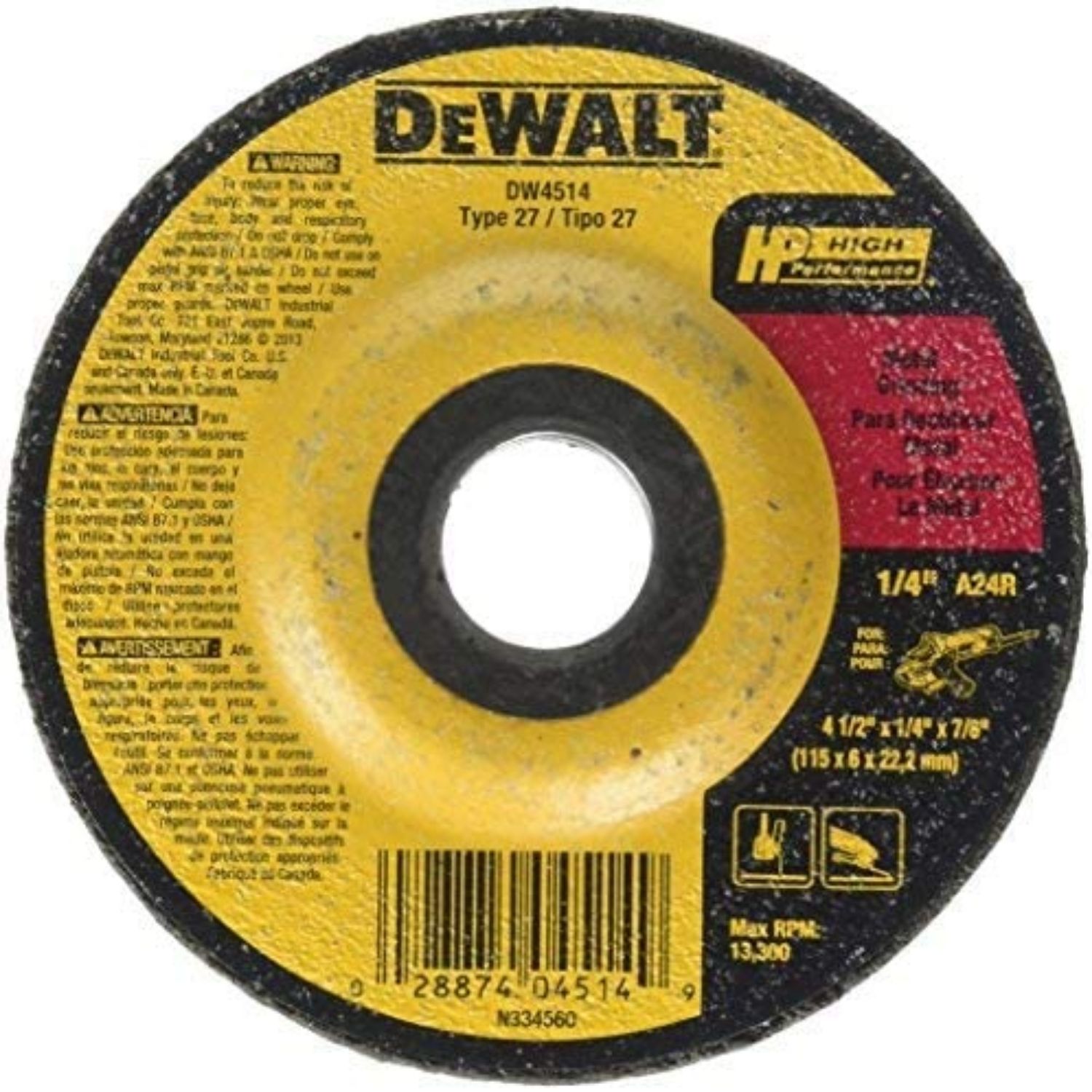 4.5" Grinding Disc CS