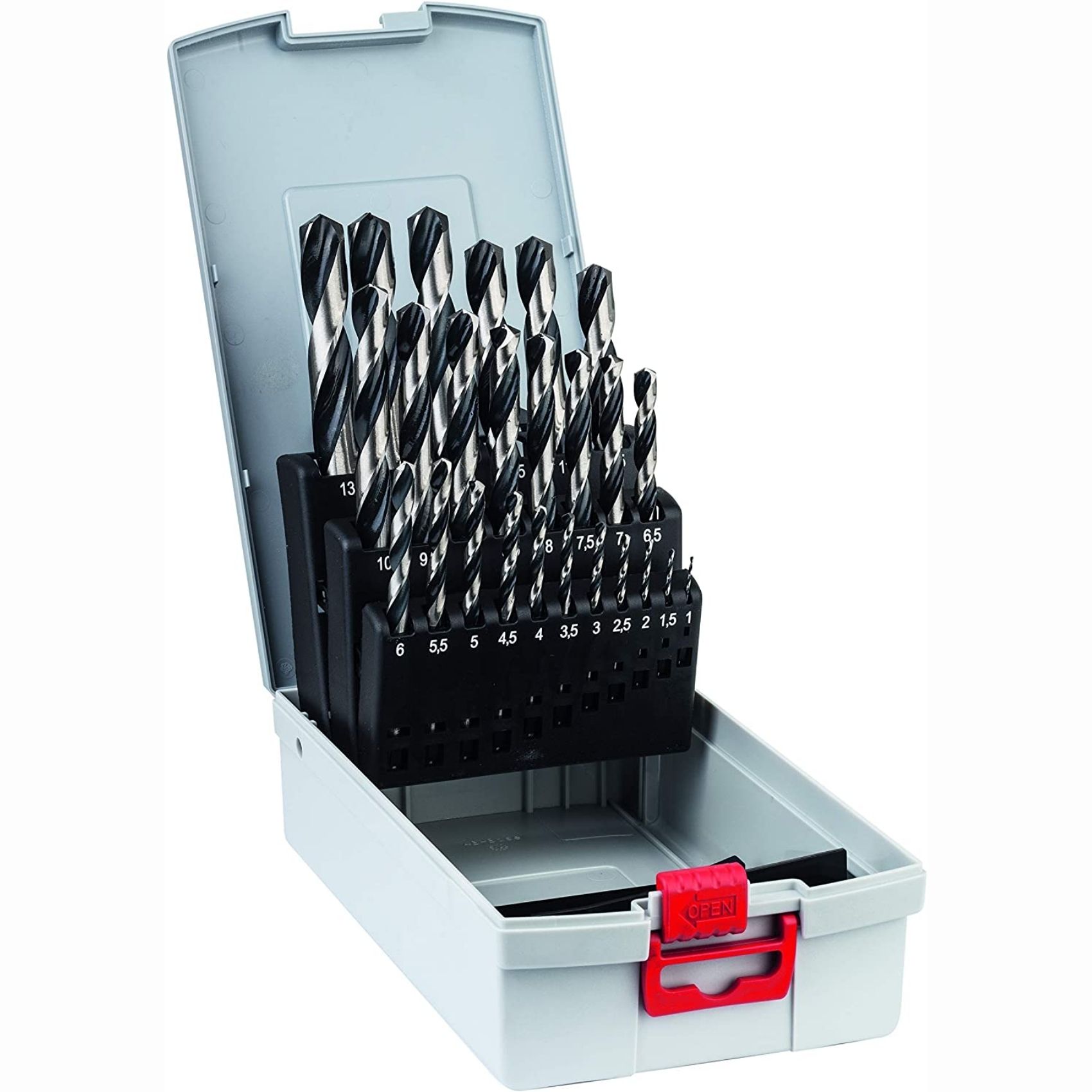 HSS Point TeQ Drill Bits 25pcs / Set 1-13mm