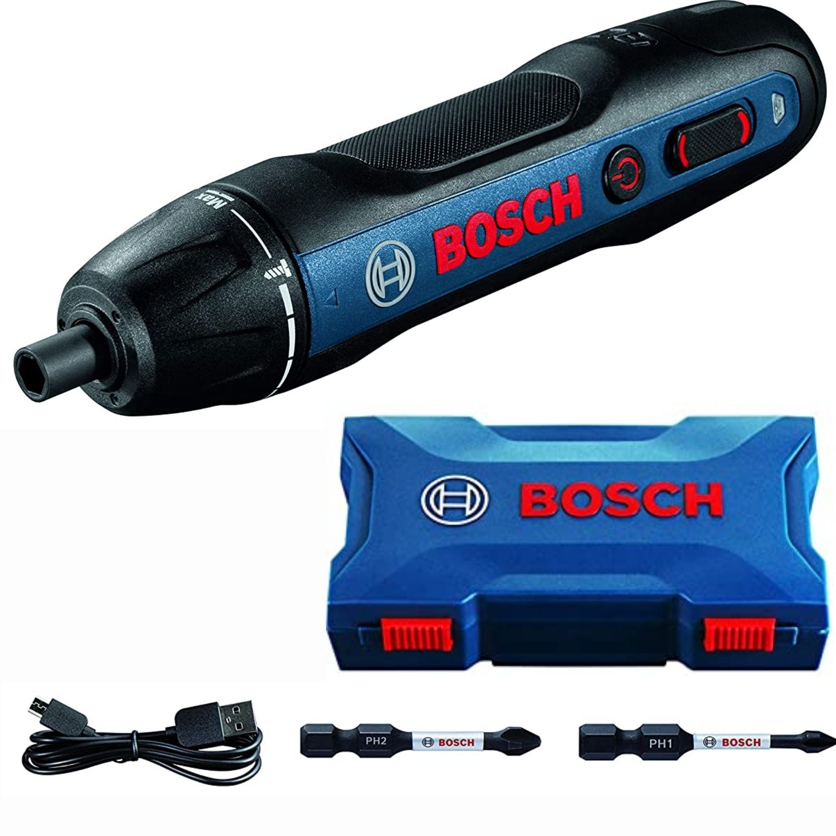 Cordless Screwdriver (GEN-2) Go Kit 3.6 V 5nm (Plastic Case + Acc)