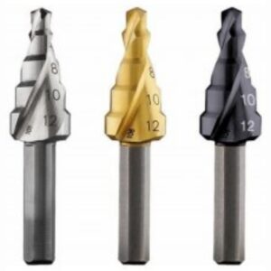 HSS Step Drill Bit Size: 4mm, 12mm, 6mm, 50mm 5 Levels