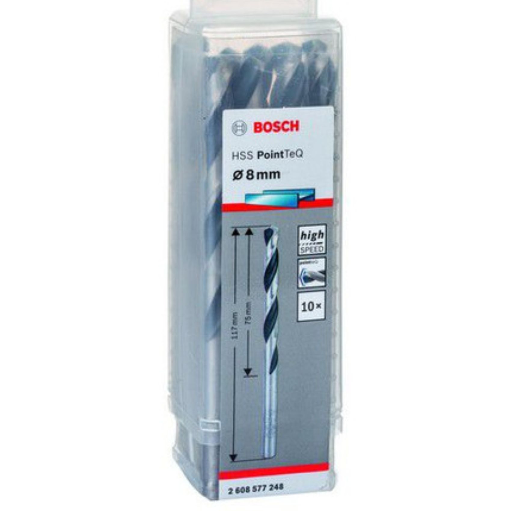 HSS Point TeQ Drill Bit Size 8mm